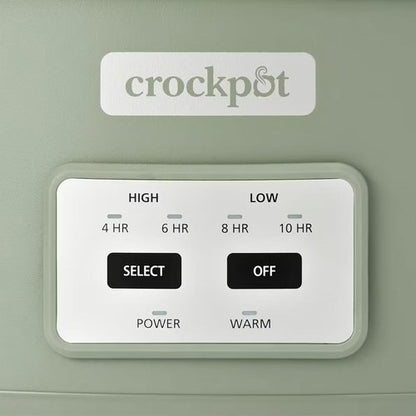 Crock-Pot 6Qt Programmable Slow Cooker - Locking Lid & Cook and Carry Design | Moonshine Green