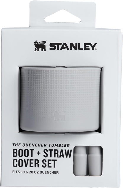 Stanley Quencher Boot & Straw Cover Cap - Anti-Slip Silicone Protector for Tumbler | BPA-Free Accessory Set