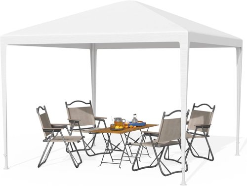 10x10 Gazebo Waterproof Outdoor Canopy - Durable Patio Tent for Weddings & BBQs