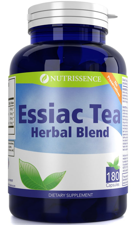 Essiac Tea Herbal Blend Dietary Supplement 180 Capsules – Nutrissence