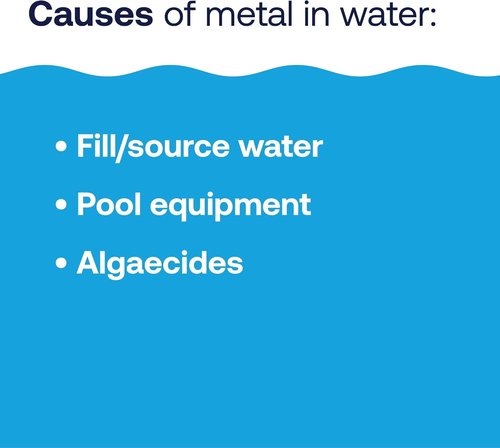 HTH 67068 Swimming Pool Care - Metal & Stain Defense for Corrosion Prevention & Protection