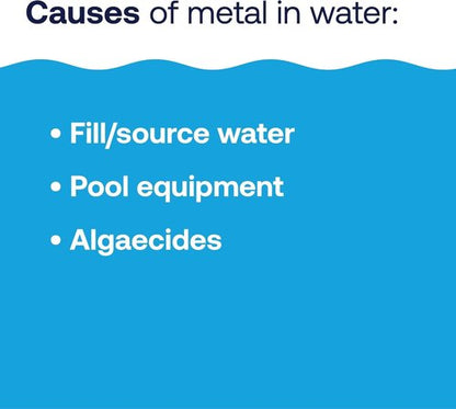 HTH 67068 Swimming Pool Care - Metal & Stain Defense for Corrosion Prevention & Protection