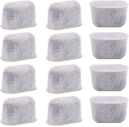 PUREUP 12pack Compatible with Cuisinart Coffee Filter Replacement Charcoal Water Filters