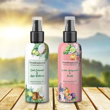 Poop Spray | Pre Poo Toilet Spray by [Brand Name] - Bathroom Odor Eliminator & Air Freshener, 2.5 Oz, 5 Pack