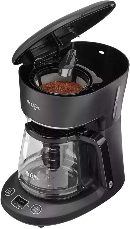 Mr. Coffee® 12-Cup Programmable Coffeemaker - Brew Fresh Coffee Anytime | Easy-to-Use Design