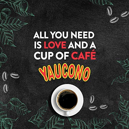 Yaucono Whole Bean Coffee in Bag, Medium Roast, Fresh From Puerto Rico, 2 Pound (Pack of 1)