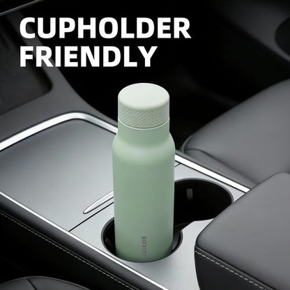 BJPKPK Stainless Steel Water Bottle - 21oz Insulated Leakproof Thermal Flask | Mint Green