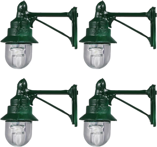 Uonlytech Miniature Wall Lamp - Realistic Table Lamp Decor for Dollhouses | Set of 4