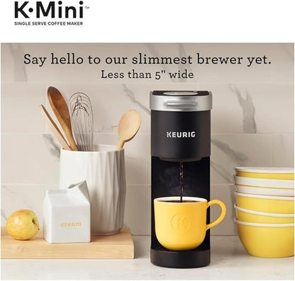 Keurig K-Mini Plus Coffee Maker - Single Serve K-Cup Pod Brewer | 6 to 12oz Brew Size, Stores 9 Pods