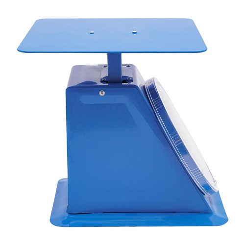 44 lbs Mechanical Dial Scale, Stainless Steel Mechanical Kitchen Scale Flat Platform Weighing Food Scale Heavy Duty Portion-Control Mechanical Scale Food Weight Scale for Kitchen