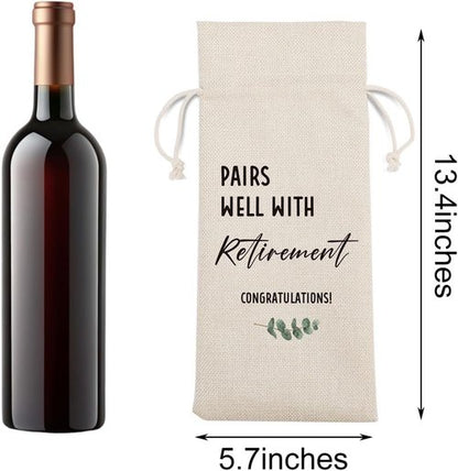 Farewell Gifts for Coworkers Moving Away Gifts for Friends Coworker Leaving Gifts for Women Retirement Gifts for Women Men New Beginnings Gifts for Women Men New Chapter Wine Bag