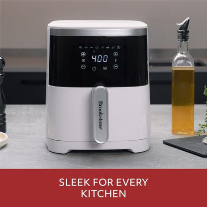 Brookstone Air Fryer - 4.5 Qt, 1300W Oil-Free Kitchen Appliance with LED Display & 8 Cooking Presets