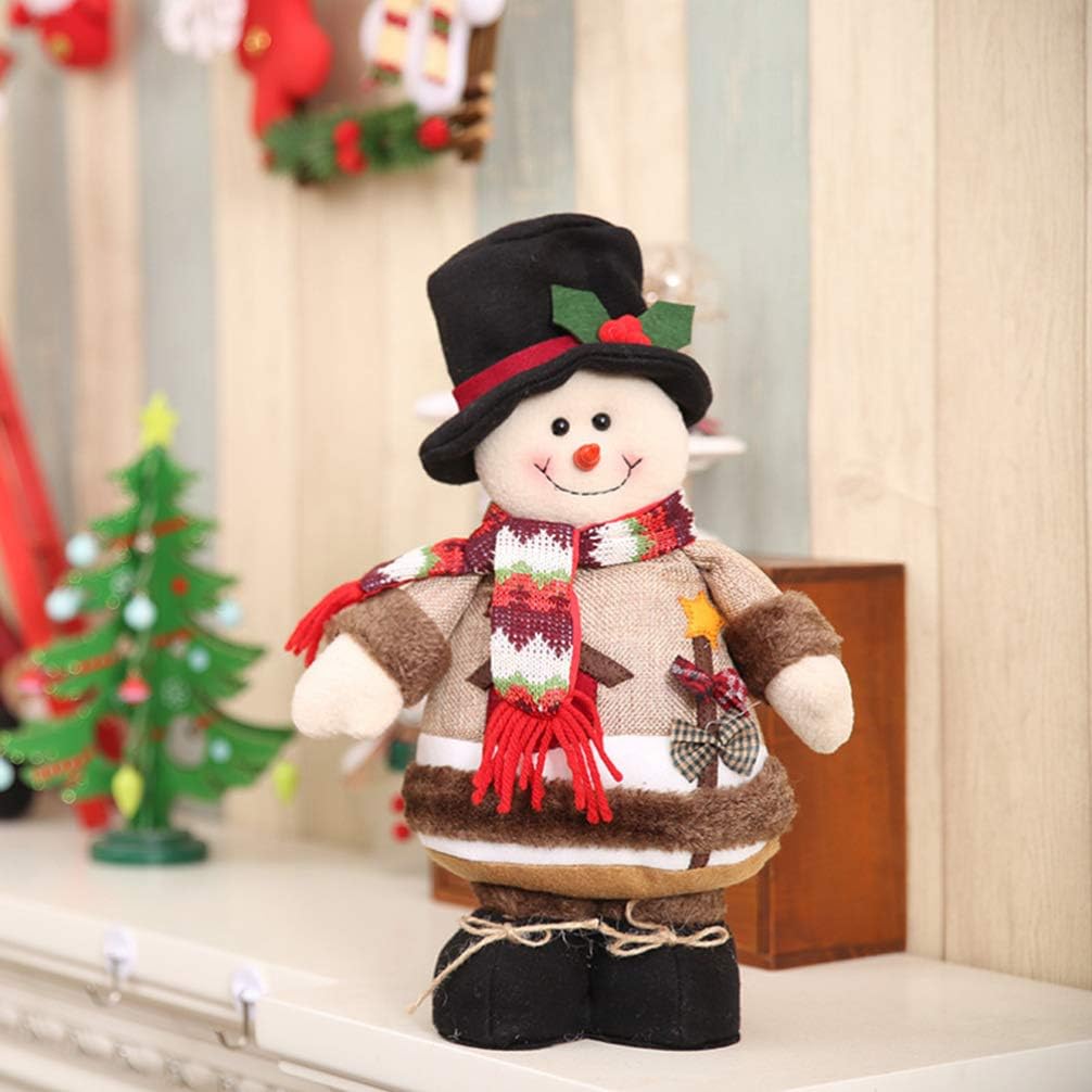Regine Switzerland Christmas Decor - Standing Snowman Dolls for Kids - Perfect Holiday Decorations