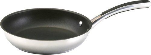Farberware Millennium Stainless Steel Frying Pan - Nonstick 10 Inch Skillet in Silver