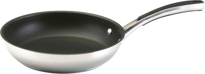 Farberware Millennium Stainless Steel Frying Pan - Nonstick 10 Inch Skillet in Silver