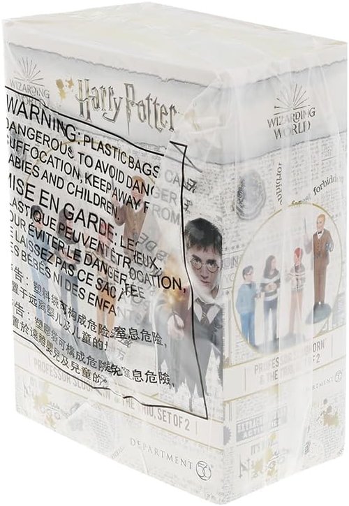 Department 56 Harry Potter Village Accessories - Professor Slughorn Figurine Set with Harry, Hermione & Ron | 2.8 Inch, Multicolor
