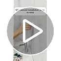 Heavy Duty Adhesive Ceiling Hooks 4 Pack for Hanging Plants No Drill - Variation of 4 Hooks+2 Glue
