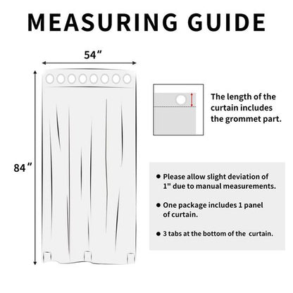 Easy-Going Outdoor Curtains Waterproof Windproof Weatherproof Curtain for Patio, Cabana, Porch, Pergola and Gazebo, Grommet Top and Tab Bottom Drape, 1panel, 54x84 inch, Beige