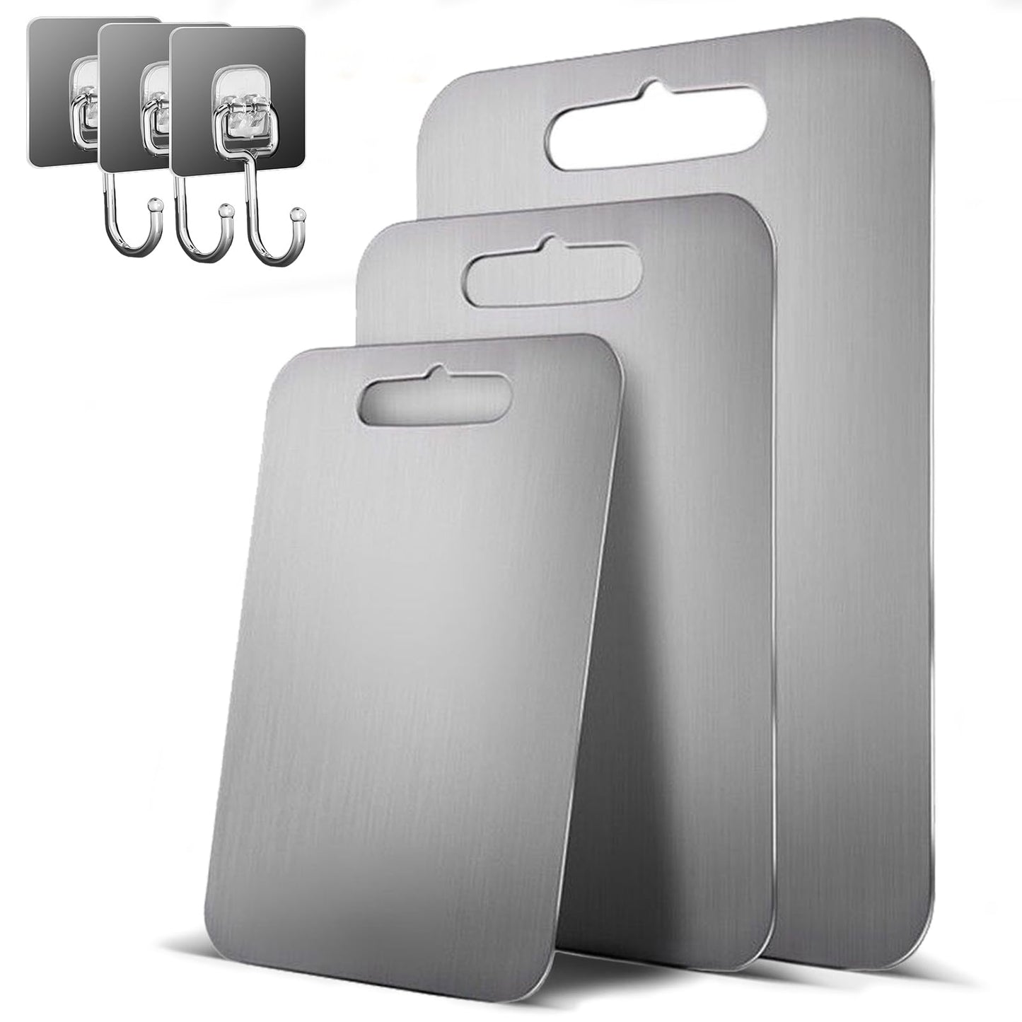 Tivano Titanium Cutting Board - Tavano Cutting Board, 100% Pure Titanium Cutting Boards (Set of 3)