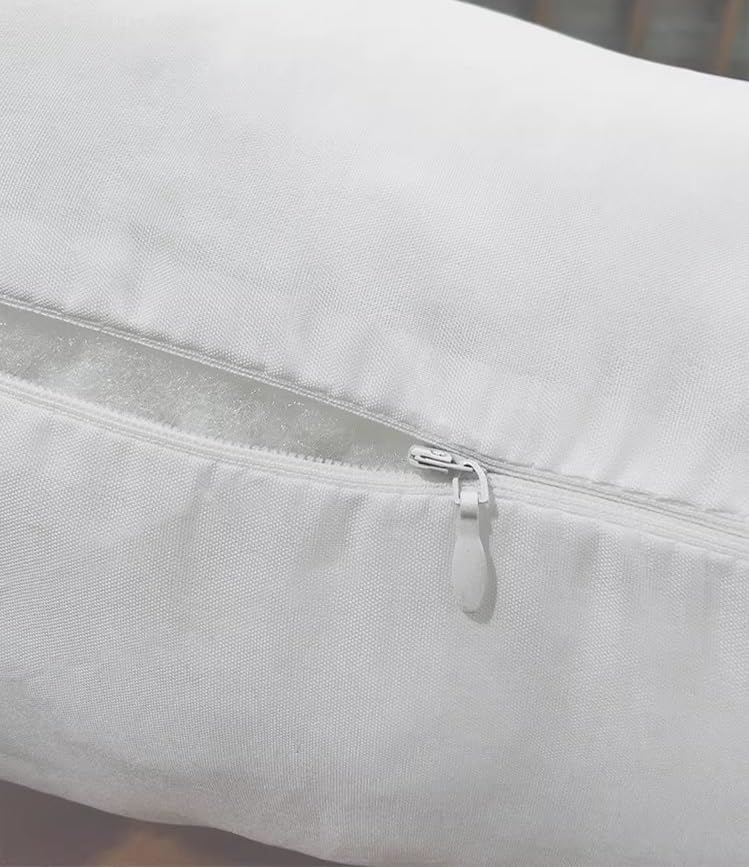 Dustproof Cotton Pillow Cover 22x22 Inch - Inner Shell with Zipper, Pack of 1