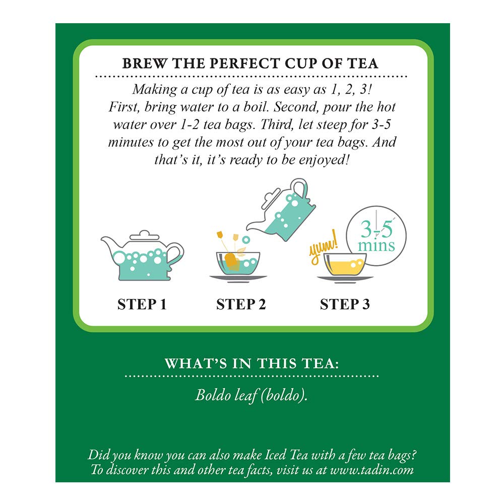 Tadin Boldo Herbal Tea (24 Teabags)