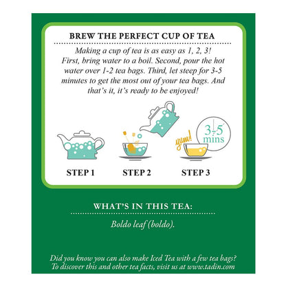 Tadin Boldo Herbal Tea (24 Teabags)