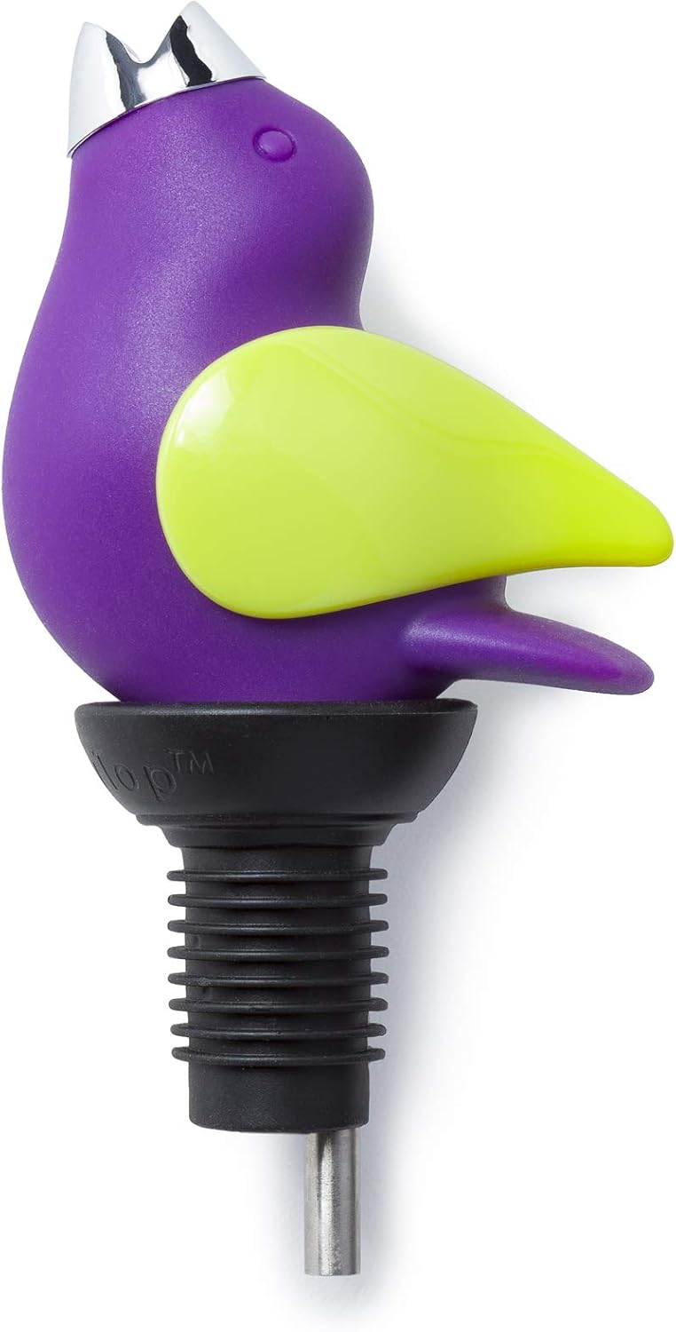 Wine Pourer - Purple and Kiwi