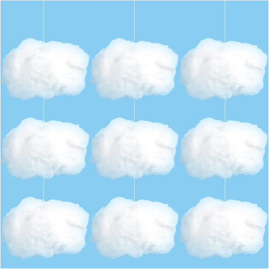 ZAUGONTW Artificial Cloud Props - Imitation 3D Hanging Ceiling Decorations for Weddings & Parties | Extra Small