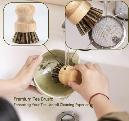 TANG PIN Matcha Whisk Set, 15 OZ Matcha Bowl, Matcha Whisk and Stand, Scoop, Spoon, Sifter, Coaster, Cleaning Brush and Tea Towel, 10 Pcs Perfect Matcha Kit for Matcha Tea Ceremony