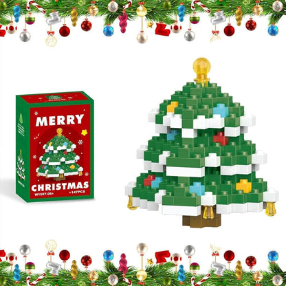 Christmas Tree Holiday Figurines - Perfect Party Favors for Stuffers & Gifts