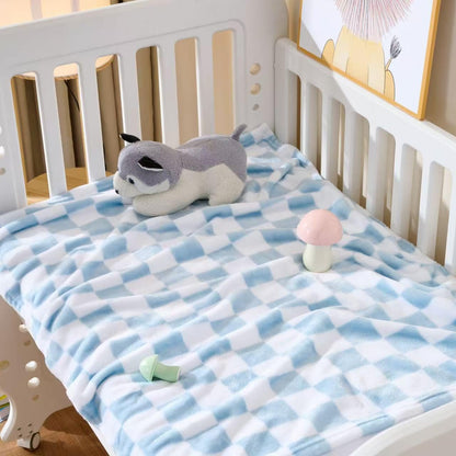 Skiennix Baby Blankets - Fluffy Fleece Crib Blankets for Boys | 4-Pack, 30x40 Inches