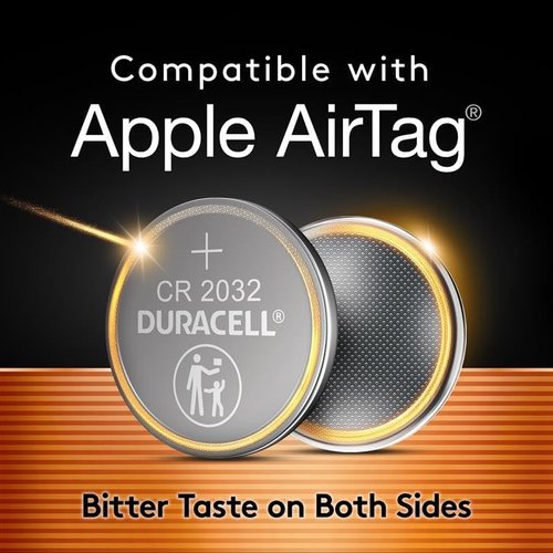 Duracell 2032 Lithium Battery - 4 Count Pack | Child Safety Features for Key Fobs & More