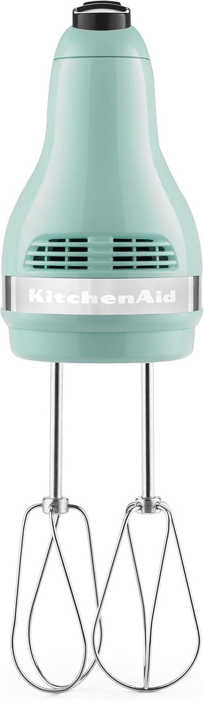 KitchenAid 5 Ultra Power Hand Mixer - High-Speed Performance, Ice Blue Finish