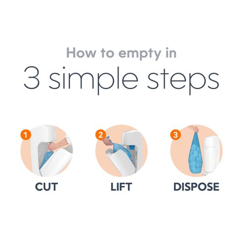 Diaper Genie Registry Gift Set | Includes Diaper Genie Complete Diaper Pail, 8 Refill Bags, 1 Carbon Filter | Perfect Starter Kit