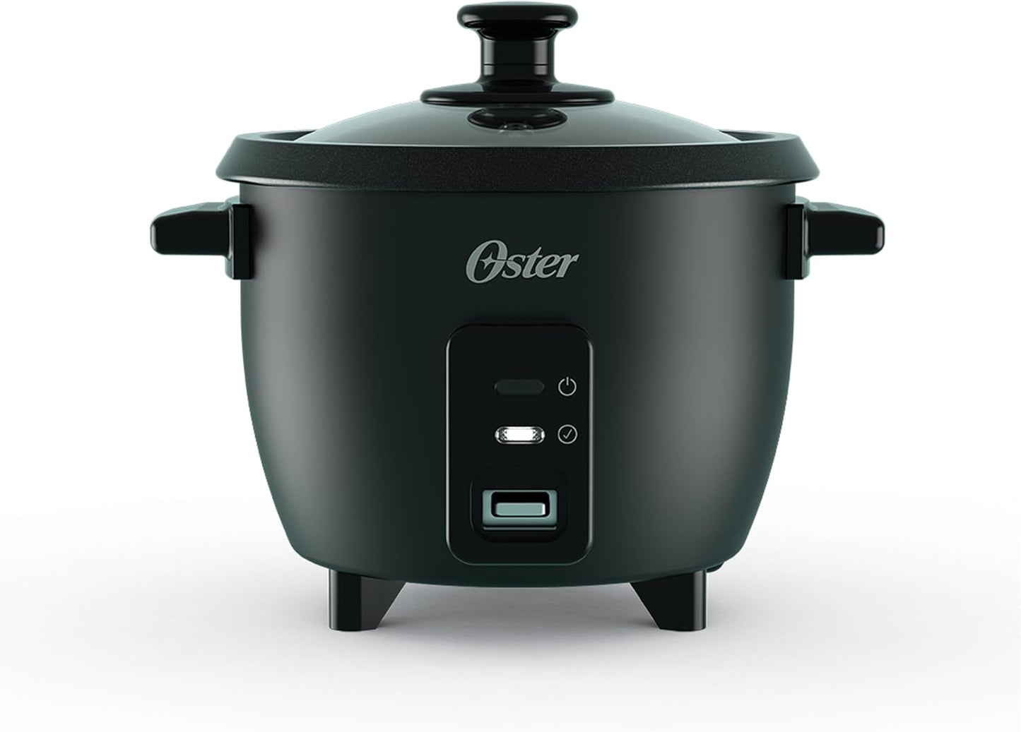 Oster Rice Cooker - 6-Cup Electric Rice Maker with Steamer Tray & Nonstick Pot | Black Finish