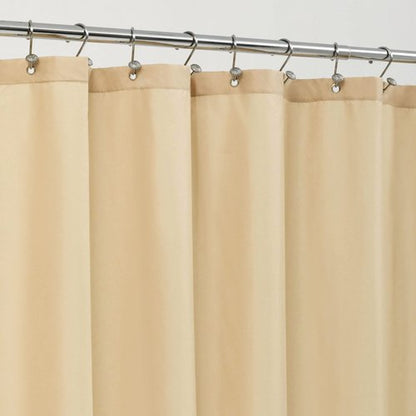 ALYVIA SPRING Extra Long Fabric Shower Curtain Liner Waterproof - 72" x 84", Soft & Lightweight XL Shower Curtain with 3 Magnets, Machine Washable - 72x84, Khaki
