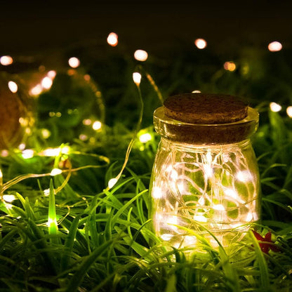 XINKAITE LED Fairy Lights - Battery Operated String Lights for Indoor & Outdoor Decor | 10Ft Warm White