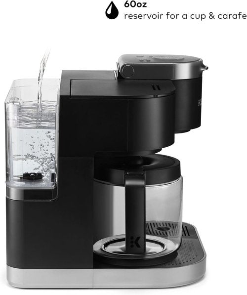 Keurig K-Duo Coffee Maker - Single Serve & Carafe Brewing, 60oz Reservoir, Programmable, Black