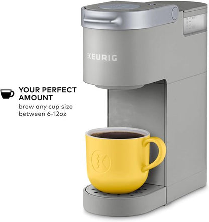 Keurig K-Mini Coffee Maker - Compact Single Serve K-Cup Brewer with Cord Storage | Studio Gray, 6-12oz Brew Size