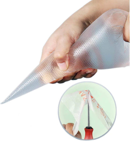 Skiennix Piping Bags - 100pcs 12 Inch Anti-Burst Disposable Pastry Bags for Cake & Cookie Decorating