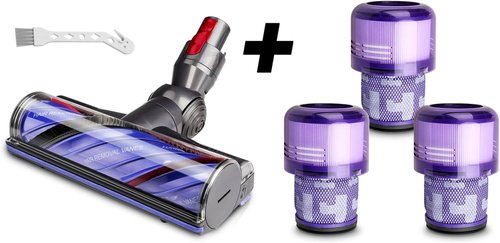 Lemige Vacuum Filters & Quick Release Motor-Head Replacement for Dyson V11 & V15 Models