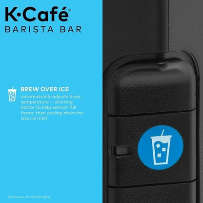 Keurig K-Café Barista Bar Single Serve Coffee Maker - Hot & Cold Brew, 3 Brew Sizes, Black
