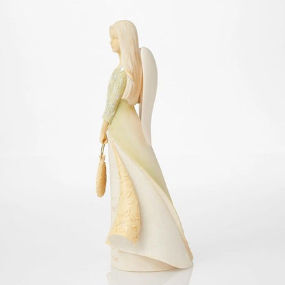 Enesco Bless Your Retirement Angel Figurine - Hand-Painted Resin Collectible Home Decor | 9 Inch