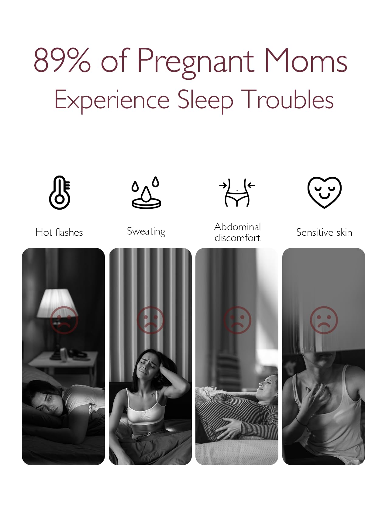 Momcozy Life CoolMurm Cooling Comforter for Hot Sleepers, King/Cali King 106"x90" Soft Breathable Pregnancy Cooling Blanket, 3-Second Cooling, 8 Hours+ Stay Cool All Night, Deep Light Grey