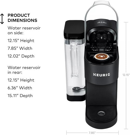 Keurig K-Supreme Coffee Maker - MultiStream Technology, 4 Brew Sizes, 66oz Reservoir, Black (Renewed)