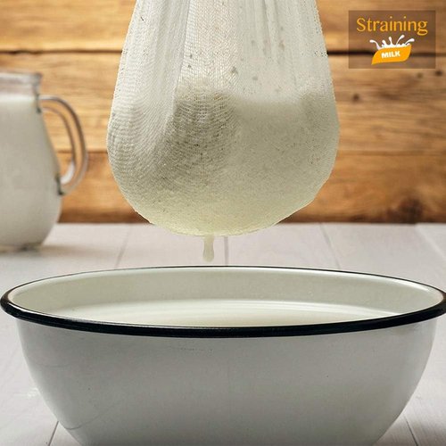 Grade 90 Cheesecloth by [Brand Name] - Ultra Fine 100% Unbleached Cotton Fabric, 36 Sq Ft for Cooking & Straining
