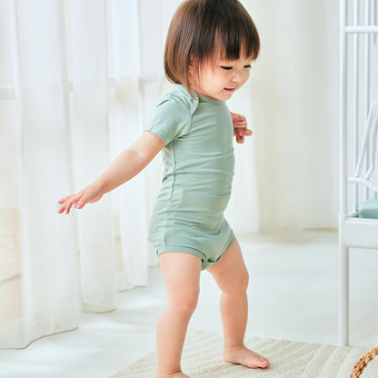 Okayinn BubblePanda Baby Onesie - Soft Rayon Bamboo Bodysuit for Boys & Girls | 0-24 Months