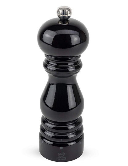 Peugeot Paris U'Select Lacquer Salt And Pepper Mill Set 7", Black And White