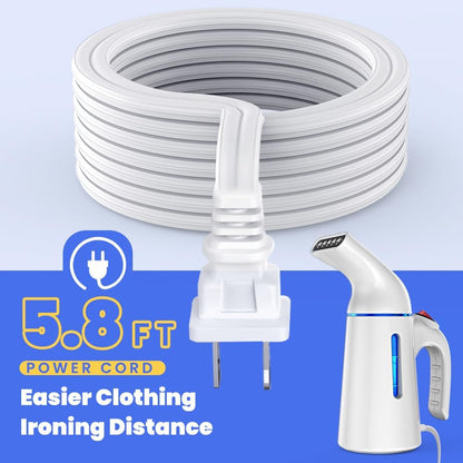 Skiennix Portable Clothes Steamer - 700W Fast Heat-Up in 40 Seconds | 120ML Water Tank, 25g/min Steam Output