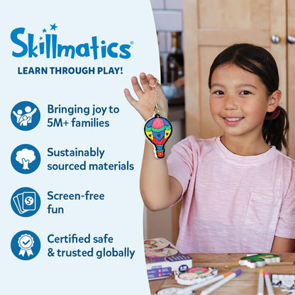 Skillmatics Foil Fun - No Mess Unicorns & Princesses Art Kit | Creative DIY Activity for Kids Ages 4-9